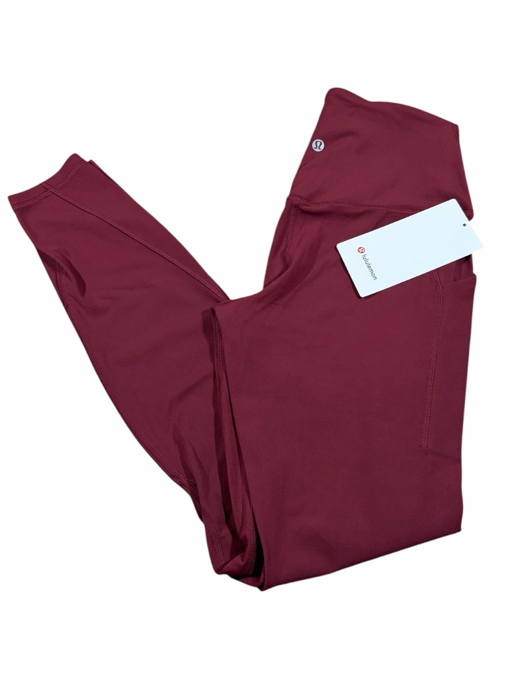 NWT Lululemon Align High-Rise Pant w Pockets 28” (Burgundy Bay) Size 8